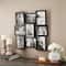 8 Pack: 9 Opening Black Dimensional 5" x 7" Collage Frame by Studio Décor®